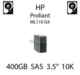 400GB 3.5" dedykowany dysk serwerowy SAS do serwera HP ProLiant ML110 G4, HDD Enterprise 10k, 3072MB/s - 508232-B21