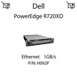 Karta sieciowa Ethernet 1GB/s dedykowana do serwera Dell PowerEdge R720XD - H092P