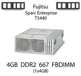 Pamięć RAM 4GB DDR2 dedykowana do serwera Fujitsu Sparc Enterprise T5440, FBDIMM, 667MHz, 1.8V, 2Rx4