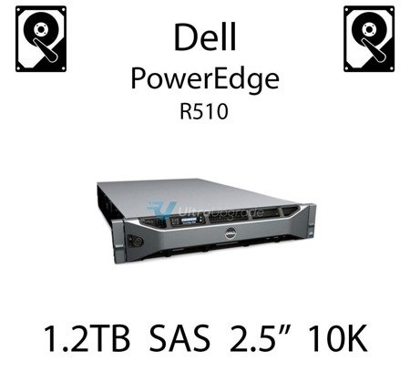 1.2TB 2.5" dedykowany dysk serwerowy SAS do serwera Dell PowerEdge R510, HDD Enterprise 10k - 5X3CV (REF)
