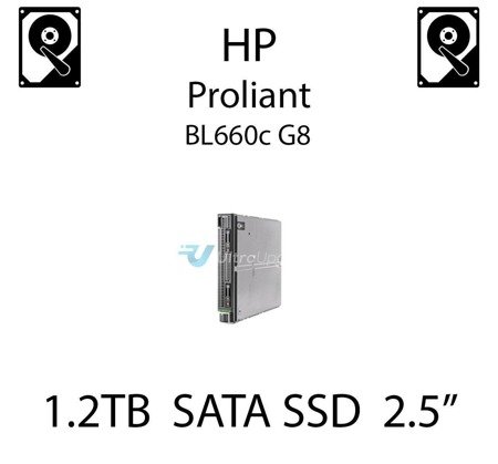 1.2TB 2.5" dedykowany dysk serwerowy SATA do serwera HP ProLiant BL660c G8, SSD Enterprise  - 804677-B21 (REF)