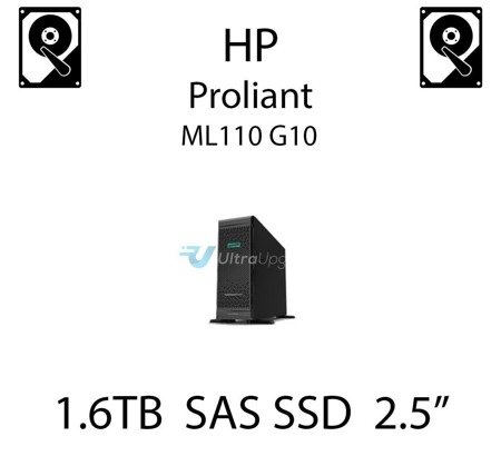 1.6TB 2.5" dedykowany dysk serwerowy SAS do serwera HP ProLiant ML110 G10, SSD Enterprise  - 872382-B21 (REF)