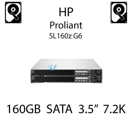 160GB 3.5" dedykowany dysk serwerowy SATA do serwera HP Proliant SL160z G6, HDD Enterprise 7.2k, 3GB/s - 574269-001 (REF)