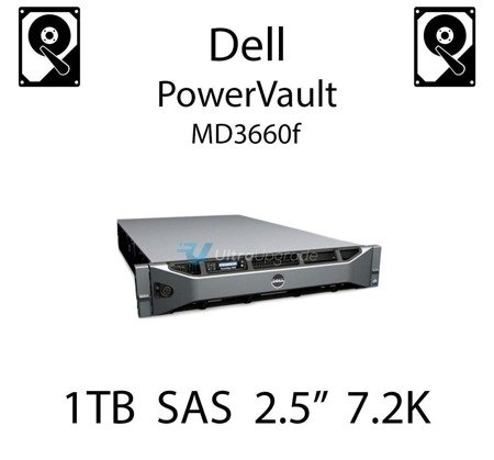 1TB 2.5" dedykowany dysk serwerowy SAS do serwera Dell PowerVault MD3660f, HDD Enterprise 7.2k - 400-AEFN (REF)
