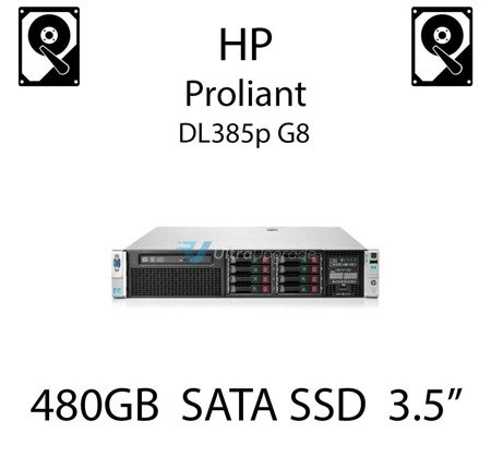 480GB 3.5" dedykowany dysk serwerowy SATA do serwera HP ProLiant DL385p G8, SSD Enterprise , 6Gbps - 764943-B21