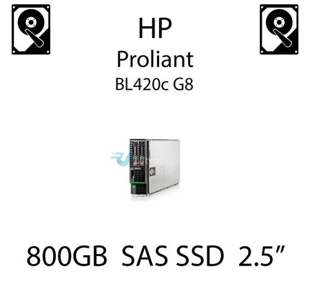 800GB 2.5" dedykowany dysk serwerowy SAS do serwera HP ProLiant BL420c G8, SSD Enterprise  - 762749-001 (REF)