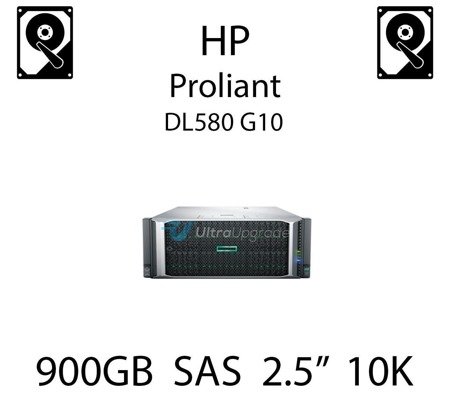 900GB 2.5" dedykowany dysk serwerowy SAS do serwera HP ProLiant DL580 G10, HDD Enterprise 10k, 12Gbps - 785069-B21