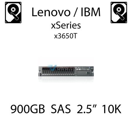 900GB 2.5" dedykowany dysk serwerowy SAS do serwera Lenovo / IBM Bladecenter T, HDD Enterprise 10k, 600MB/s - 81Y9662 (REF)