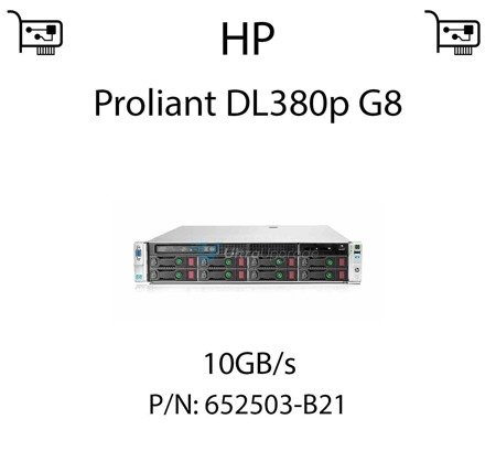 Karta sieciowa  10GB/s dedykowana do serwera HP Proliant DL380p G8 - 652503-B21