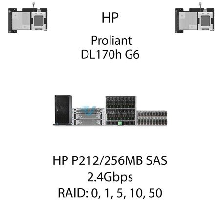 Kontroler RAID HP P212/256MB SAS  462834-B21, 2.4Gbps - 462834-B21 (REF)