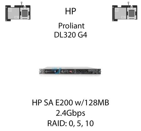 Kontroler RAID HP SA E200 w/128MB BBWC, 2.4Gbps - 411508-B21 (REF)