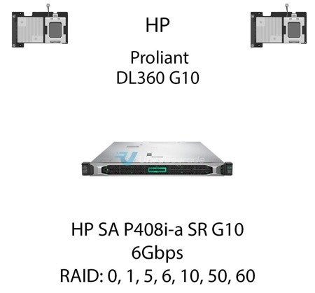 Kontroler RAID HP SA P408i-a SR G10 Modular, 6Gbps - 804331-B21 (REF)