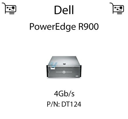 Kontroler sieciowy HBA  4Gb/s dedykowany do serwera Dell PowerEdge R900 (REF) - DT124
